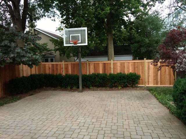 Cedar Brookstone Fence